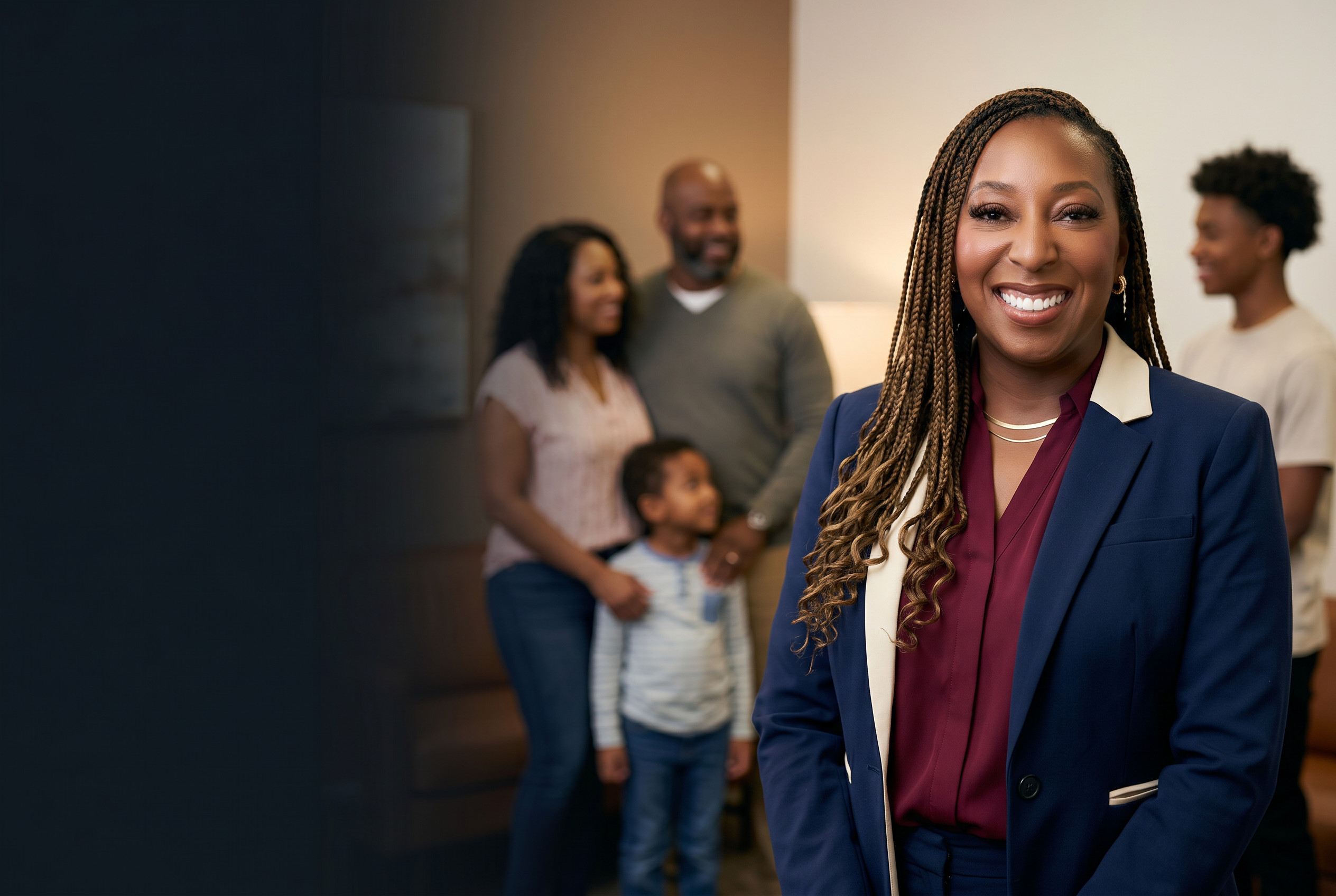 Dr. Olivia Hird-Partlow in a warm consultation setting